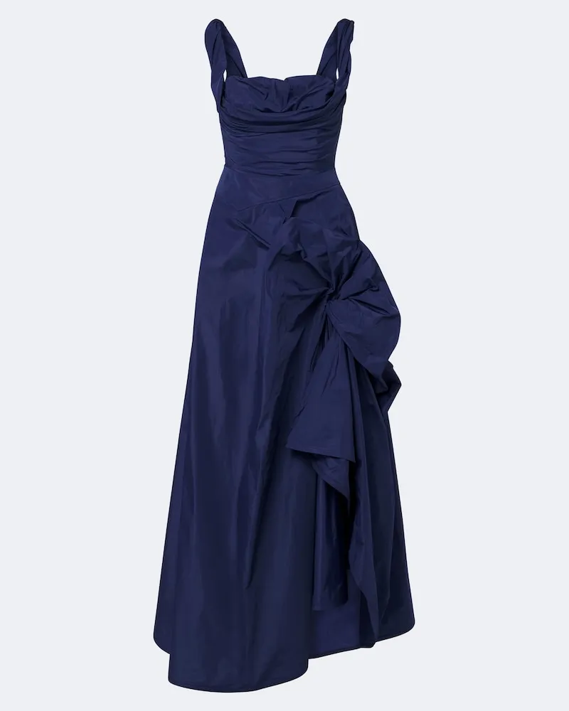 Vivienne Westwood Bustier-Kleid Chichi aus Taft Blau