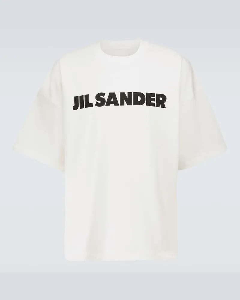Jil Sander T-Shirt aus Baumwolle Weiß