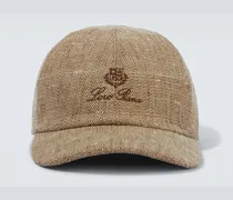 Baseballcap aus Leinen und Seide