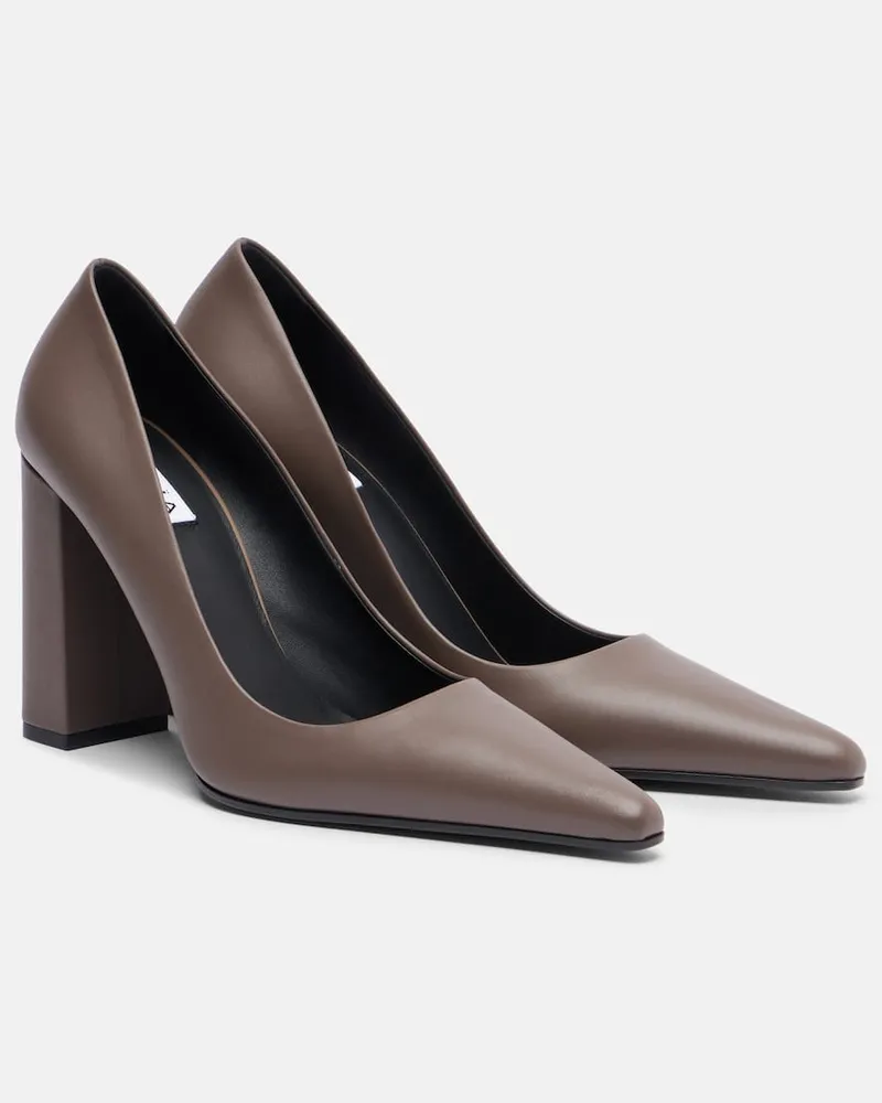 Alaïa Alaïa Pumps Pointy 90 aus Leder Braun