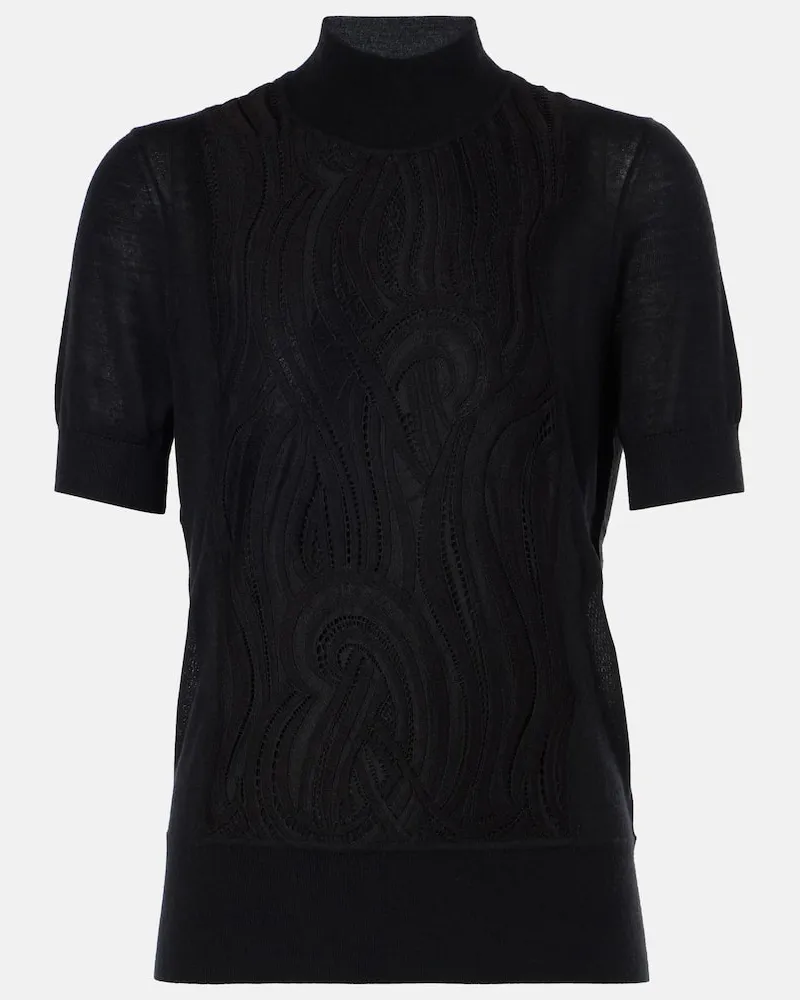 Joseph Top aus Wolle und Seide Schwarz