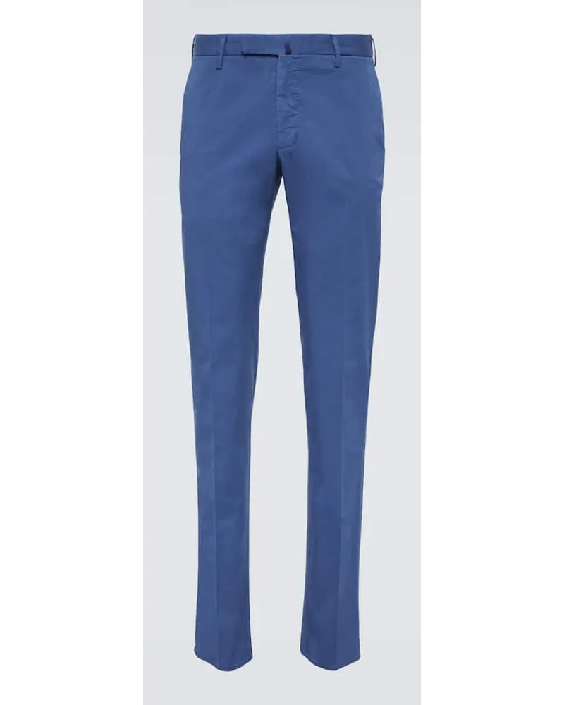 Slowear Hose aus einem Baumwollgemisch Blau