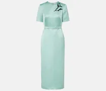 Midikleid aus Duchesse-Satin