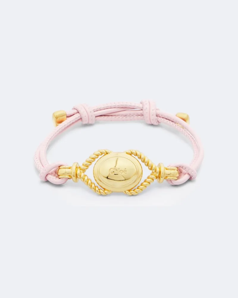 Chloé Chloé Armband mit Leder Gold
