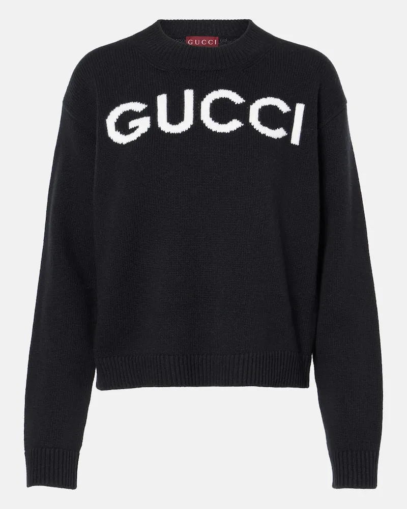 Gucci Sweatshirt aus Wolle Schwarz