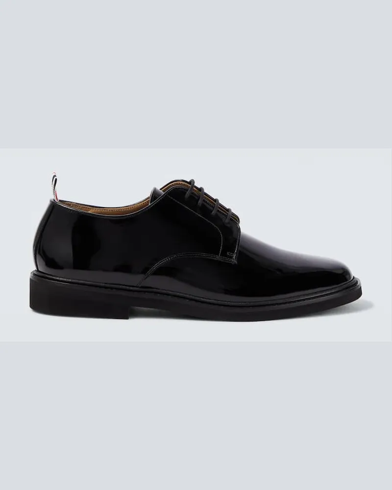 Thom Browne Schnürschuhe aus Leder Schwarz