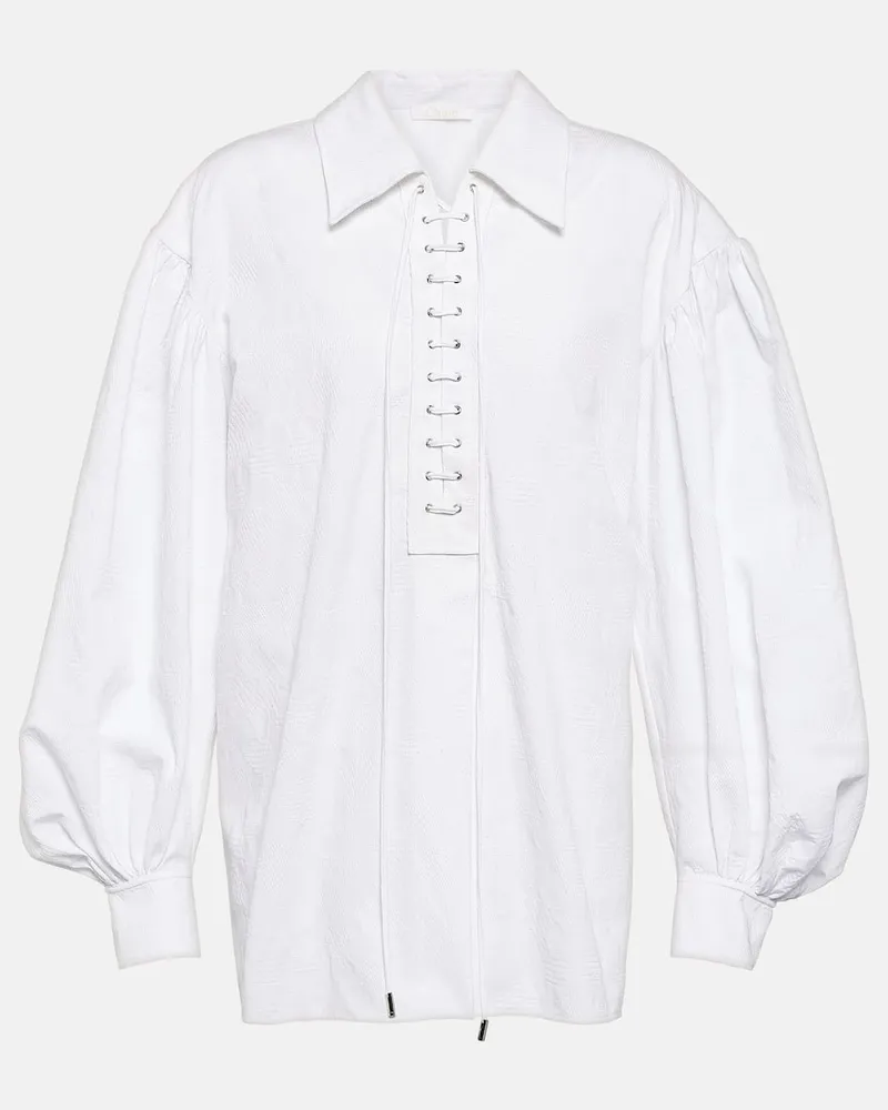 Chloé Chloé Bluse aus Baumwolle Weiß