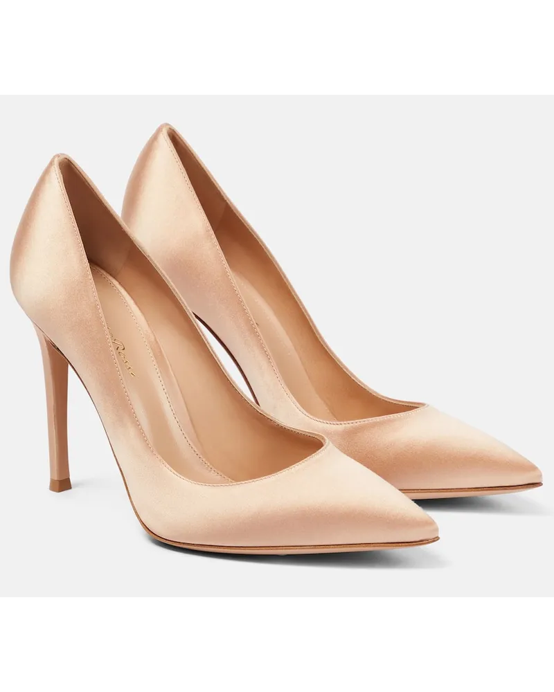 Gianvito Rossi Pumps Gianvito 105 aus Satin Pink