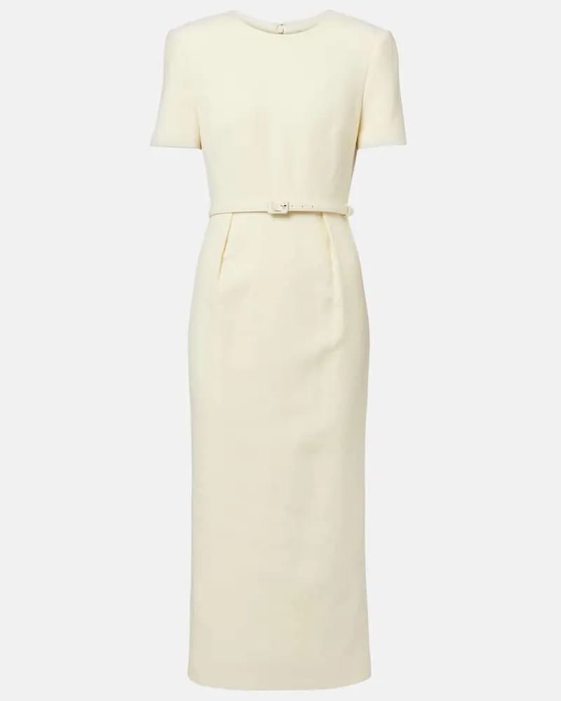 Roland Mouret Cocktailkleid aus Wolle Gelb