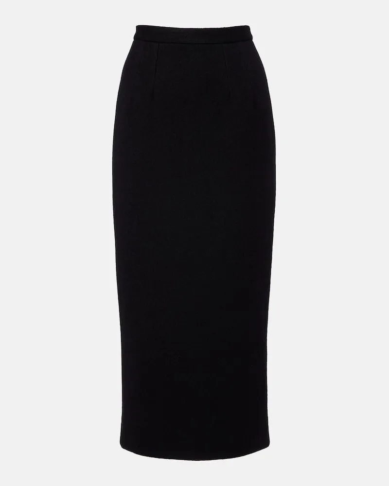 Dolce & Gabbana Bleistiftrock aus Schurwolle Schwarz