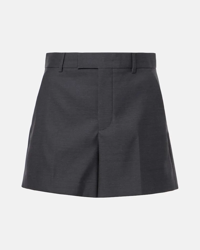 Gucci Shorts aus Wolle Grau