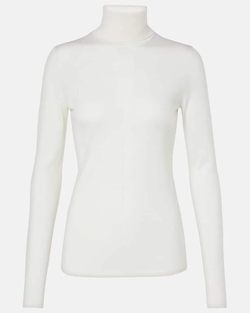 Gabriela Hearst Pullover Steinem aus Kaschmir und Seide Weiß