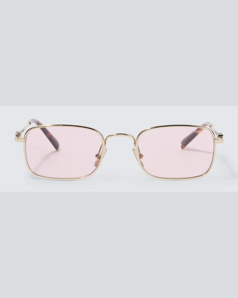 Miu Miu Eckige Sonnenbrille Pink