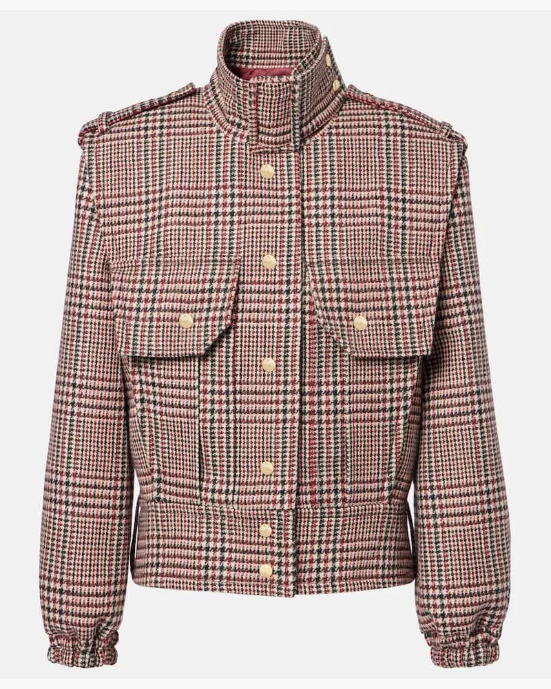 Patou Jacke aus Schurwolle Rot