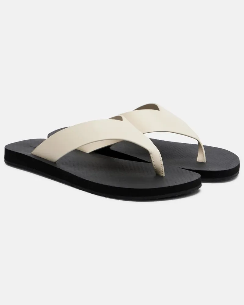 The Row Sandalen Dune Classic aus Leder Weiß
