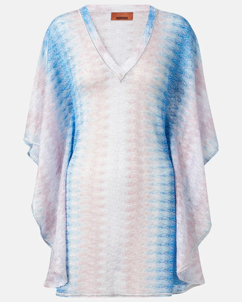 Missoni Kaftan aus Häkelstrick Rosa