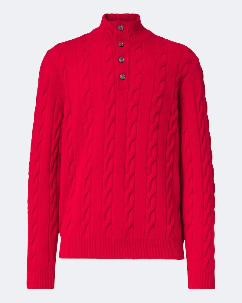 Kiton Pullover aus Kaschmir Rot
