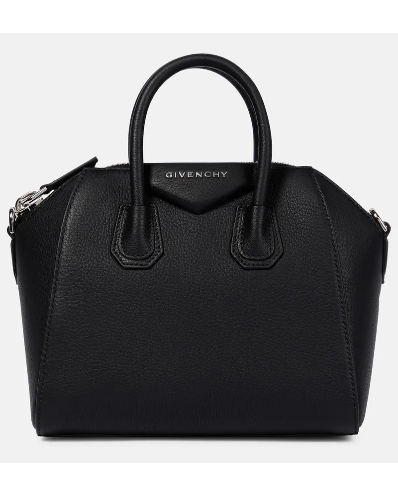 Givenchy Tote Antigona Mini aus Leder Schwarz