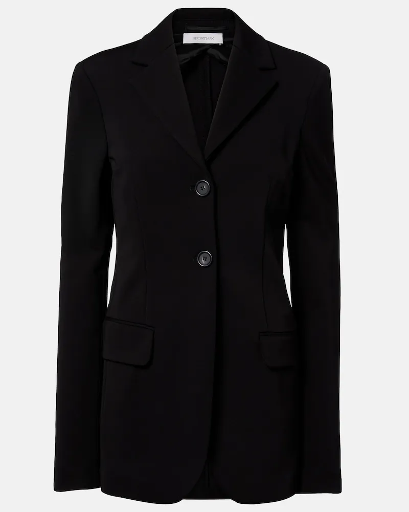SPORTMAX Einreihiger Blazer Schwarz
