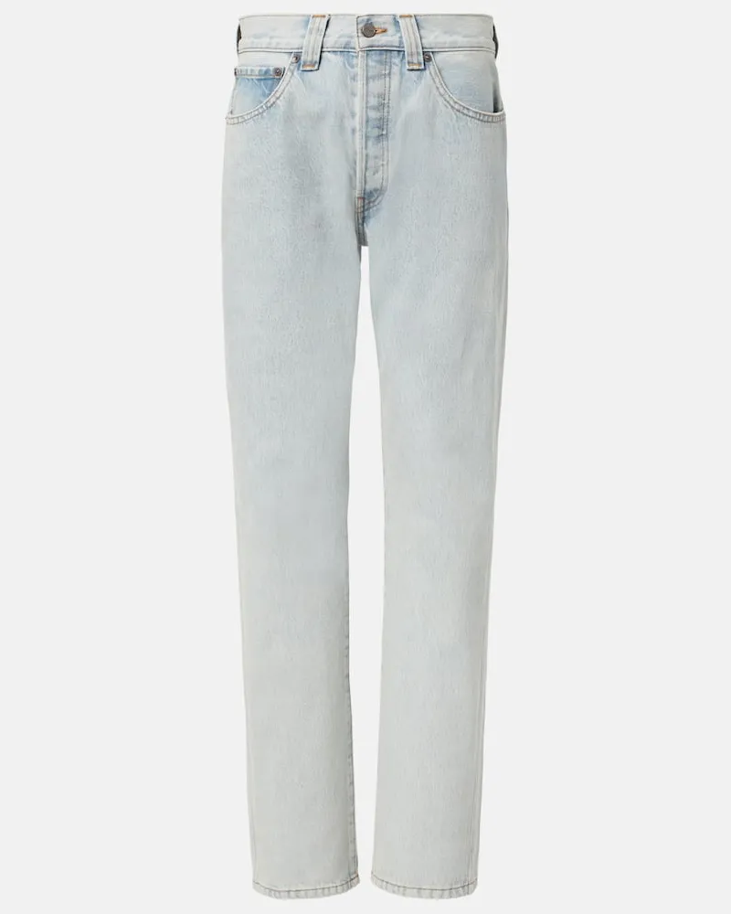 KHAITE Straight Jeans Callum Blau
