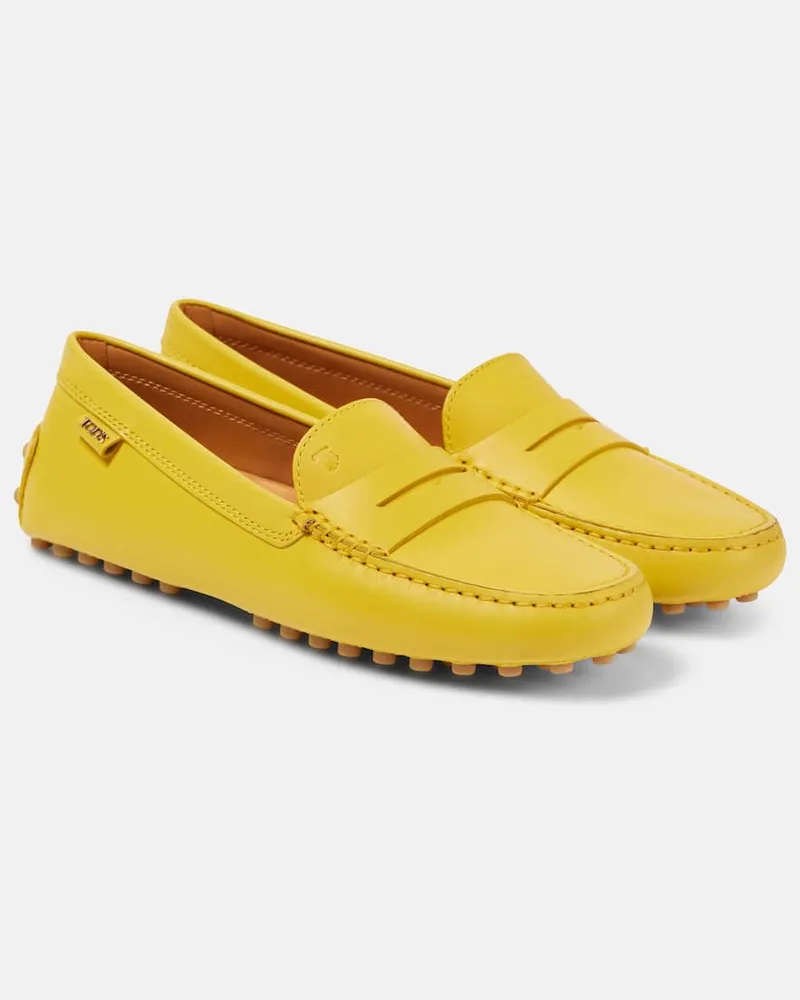 TOD'S Mokassins Gommino aus Leder Gold