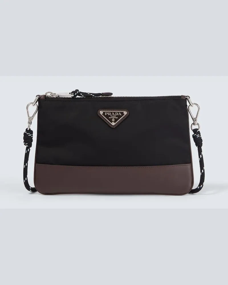 Prada Smartphone-Etui Prada Speedrock aus Re-Nylon Schwarz