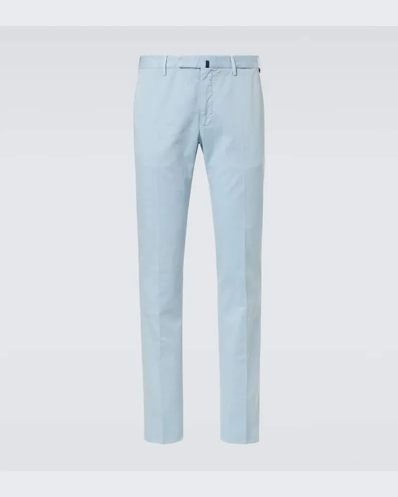 Slowear Chinohose aus Baumwolle Blau