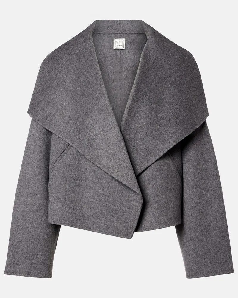 Totême Jacke aus Wolle Grau