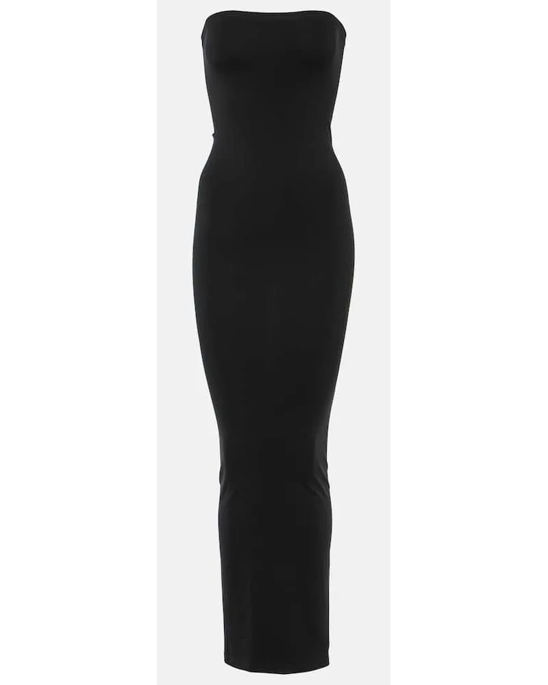 Wolford Maxikleid Fatal aus Jersey Schwarz