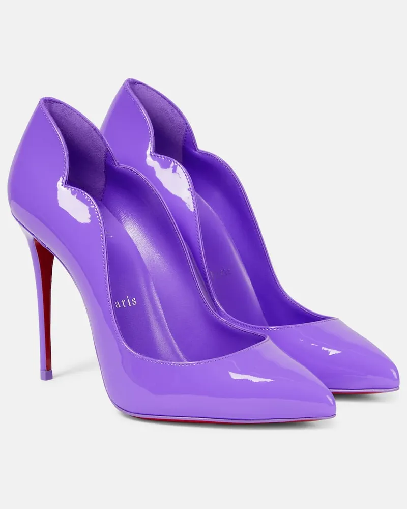 Christian Louboutin Pumps Hot Chick aus Lackleder Violett