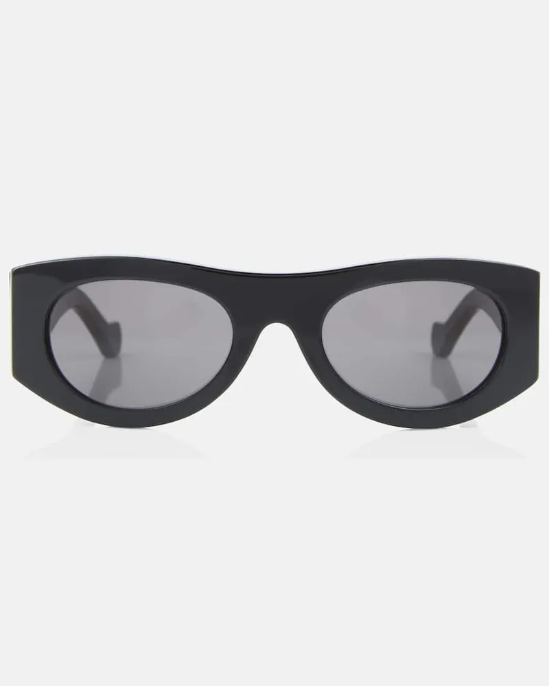 Loewe Ovale Sonnenbrille Nature Schwarz