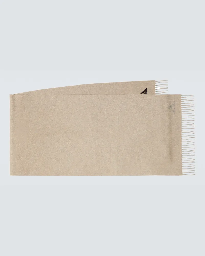 Loro Piana Schal Grande Unita aus Kaschmir Beige