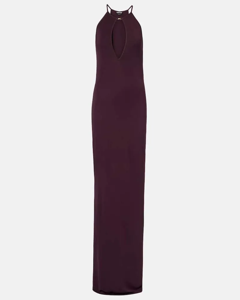 Tom Ford Robe aus Jersey Violett