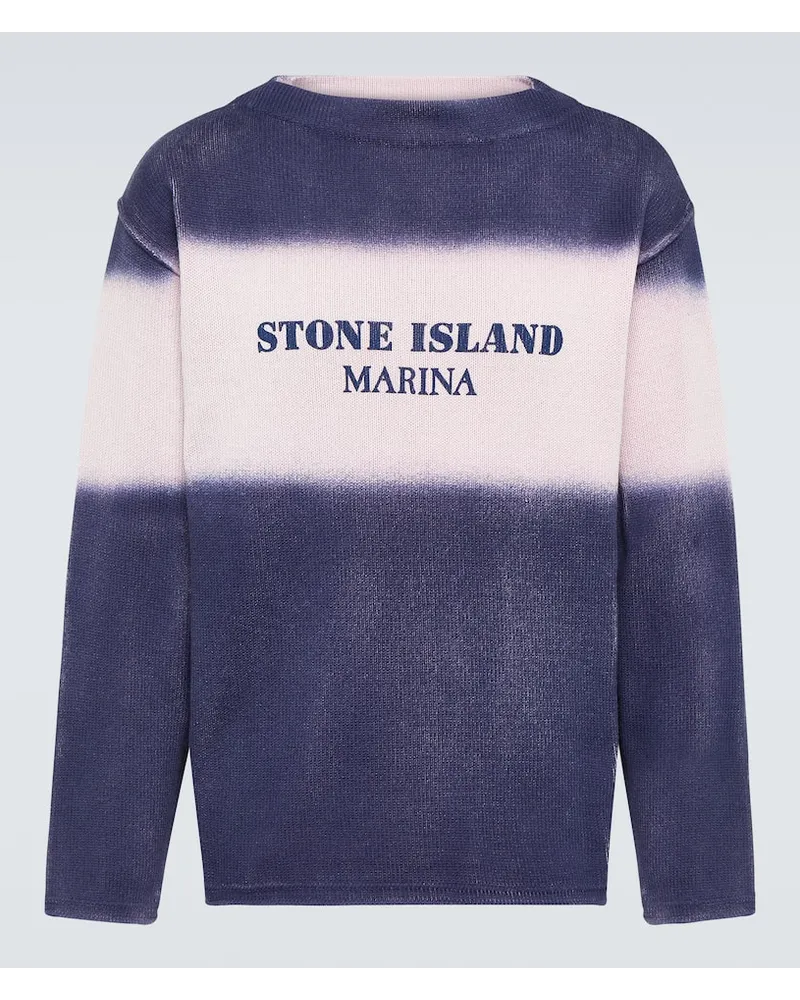 Stone Island Pullover Marina aus Baumwolle Blau
