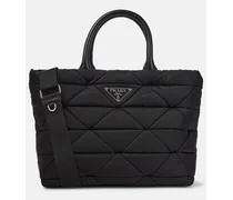 Gesteppte Tote Bag aus Re-Nylon