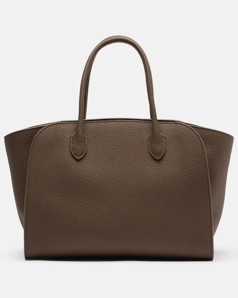 The Row Tote Bag Marlo 12 aus Leder Grün