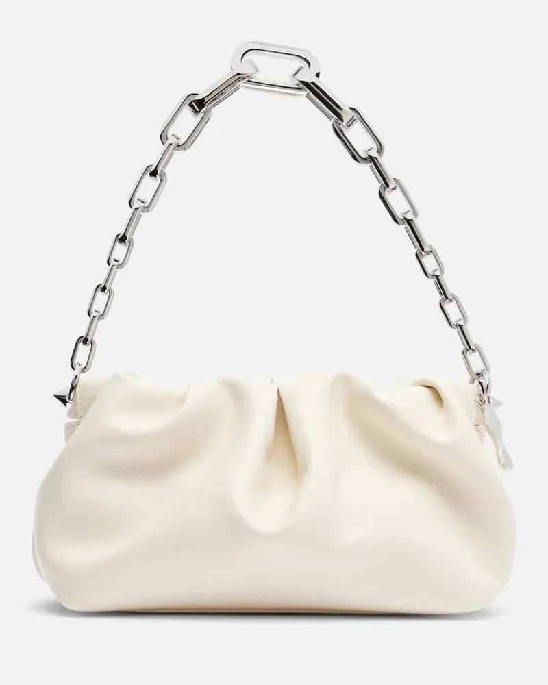 Christian Louboutin Schultertasche Eva Small aus Leder Weiß