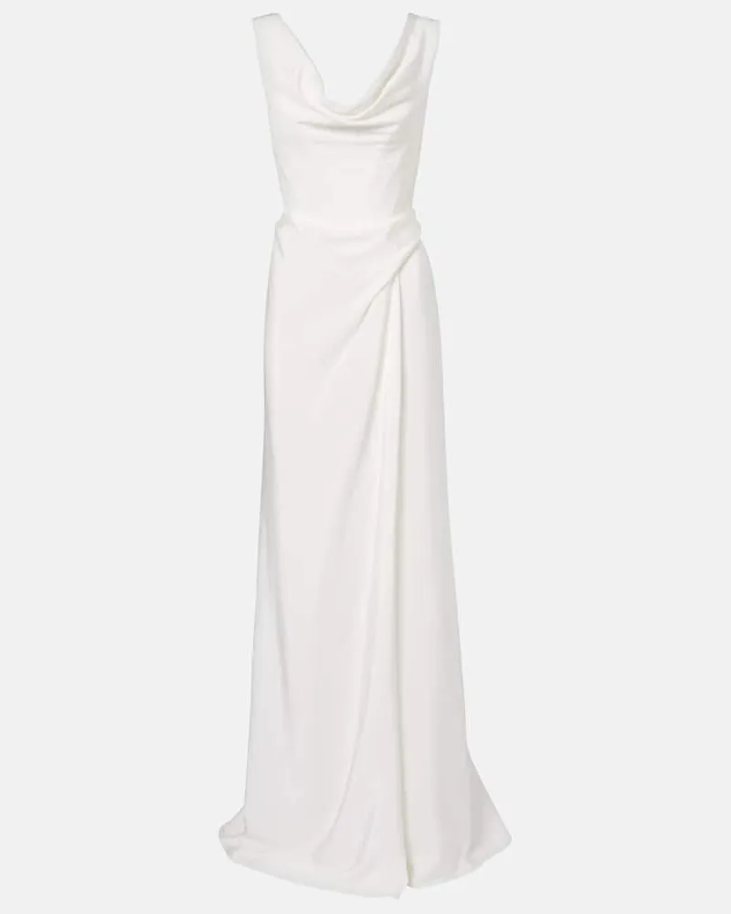 Vivienne Westwood Bridal Off-Shoulder-Robe Mabel aus Seide Weiß