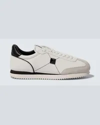 Valentino Garavani Sneakers Stud Around aus Leder Weiss