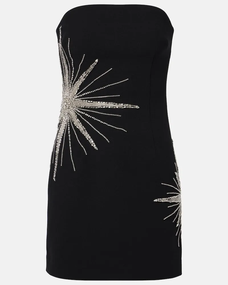 Rebecca Vallance Minikleid Estella mit Kristallen Schwarz
