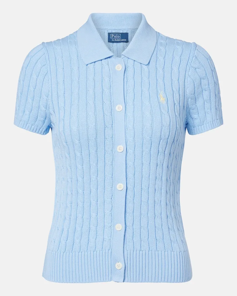 Ralph Lauren Cardigan aus Baumwolle Blau