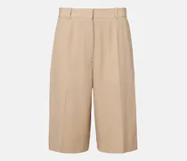 High-Rise Bermuda-Shorts