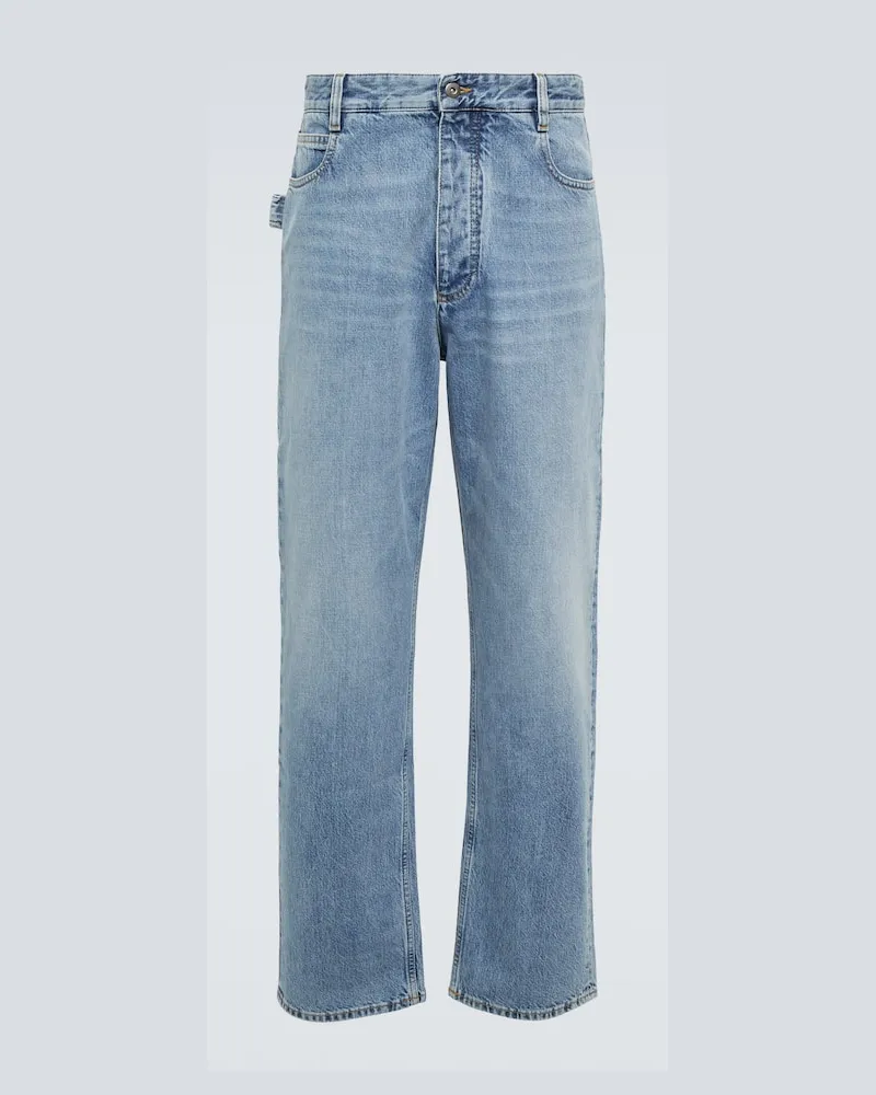 Bottega Veneta Wide-Leg Jeans Blau