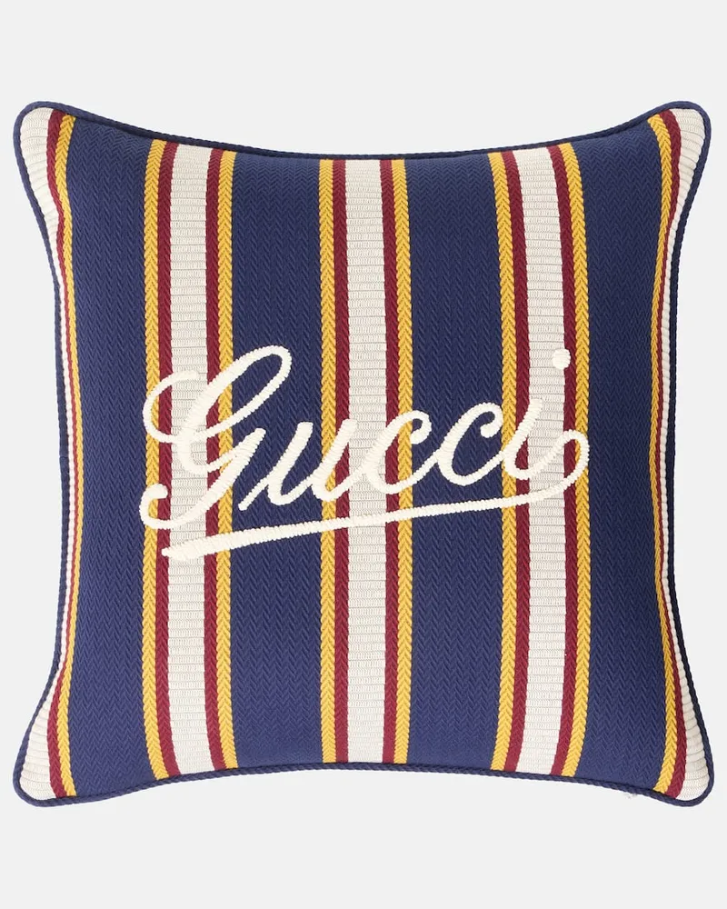 Gucci Kissen aus Baumwolle Multicolor