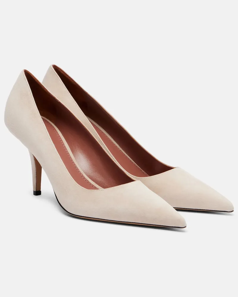 Paris Texas Pumps Jessica 75 aus Veloursleder Beige