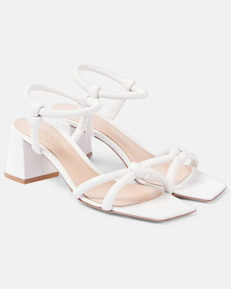 Gianvito Rossi Sandalen aus Leder Weiß