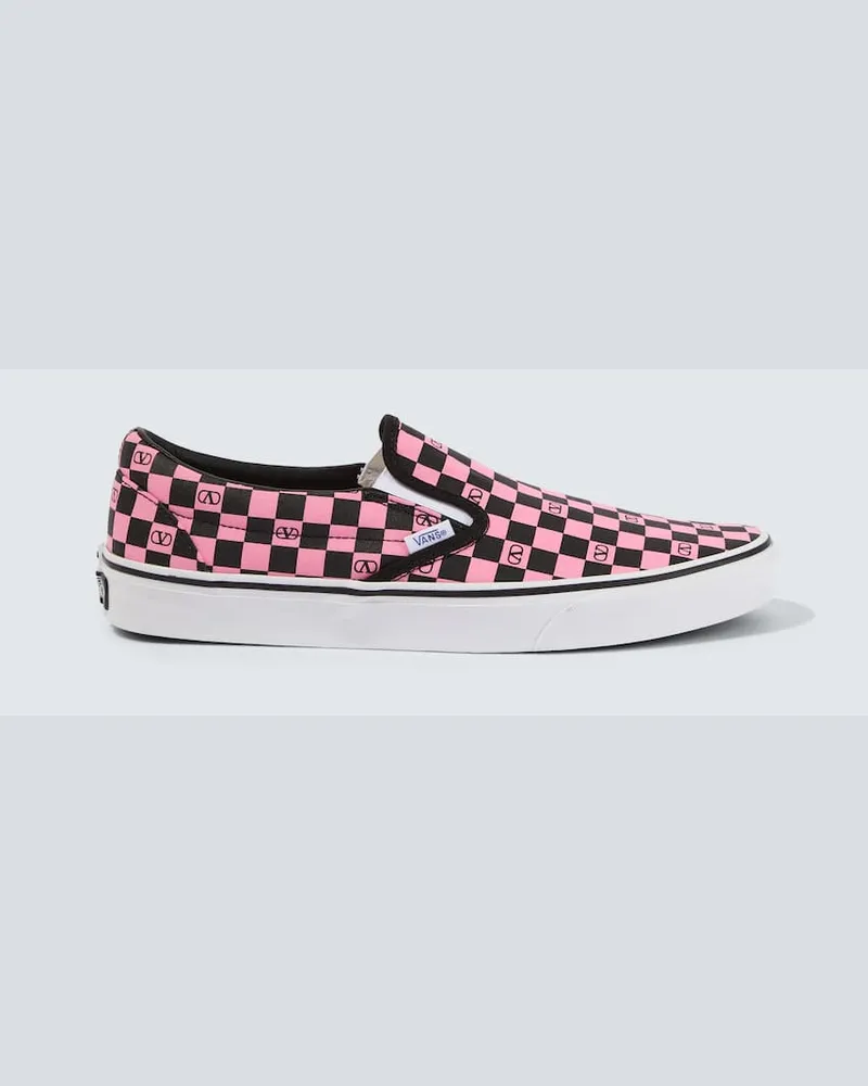 Valentino Garavani X Vans Slip-Ons VLogo Schwarz