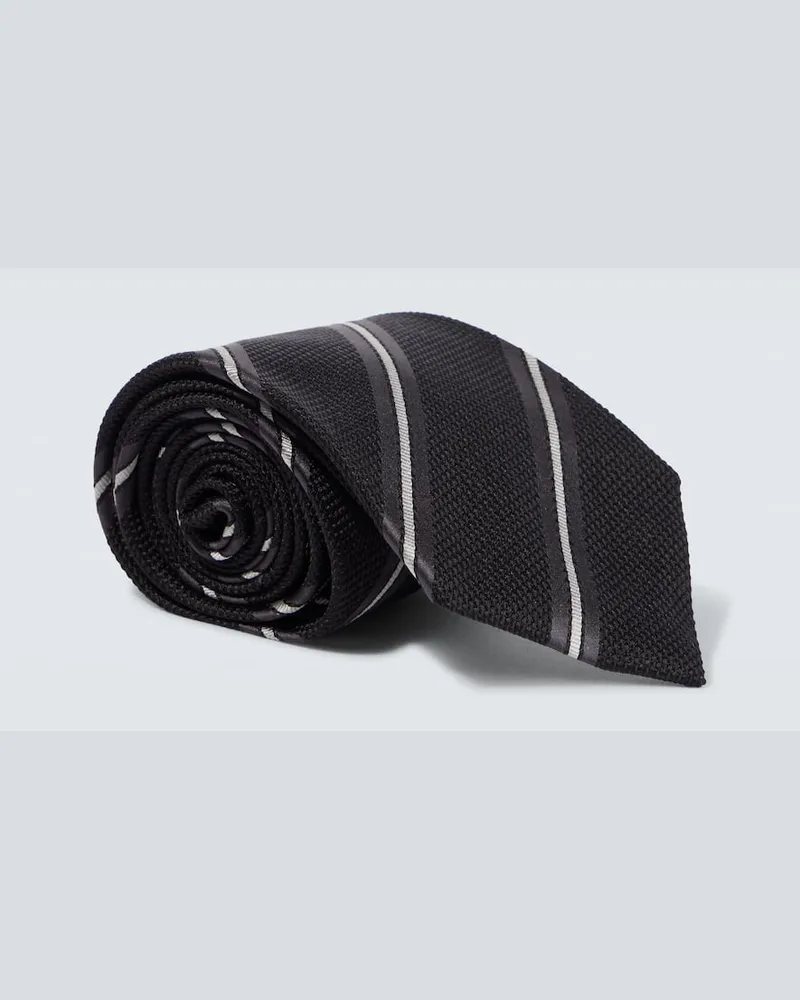 Tom Ford Krawatte aus Seide Schwarz