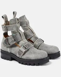 Vivienne Westwood Ankle Boots aus Leder Grau