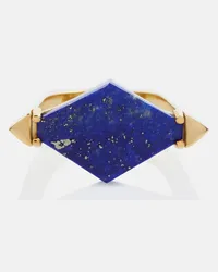 Aliita Ring Deco Rombo aus 9kt Gelbgold mit Lapis Lazuli Blau